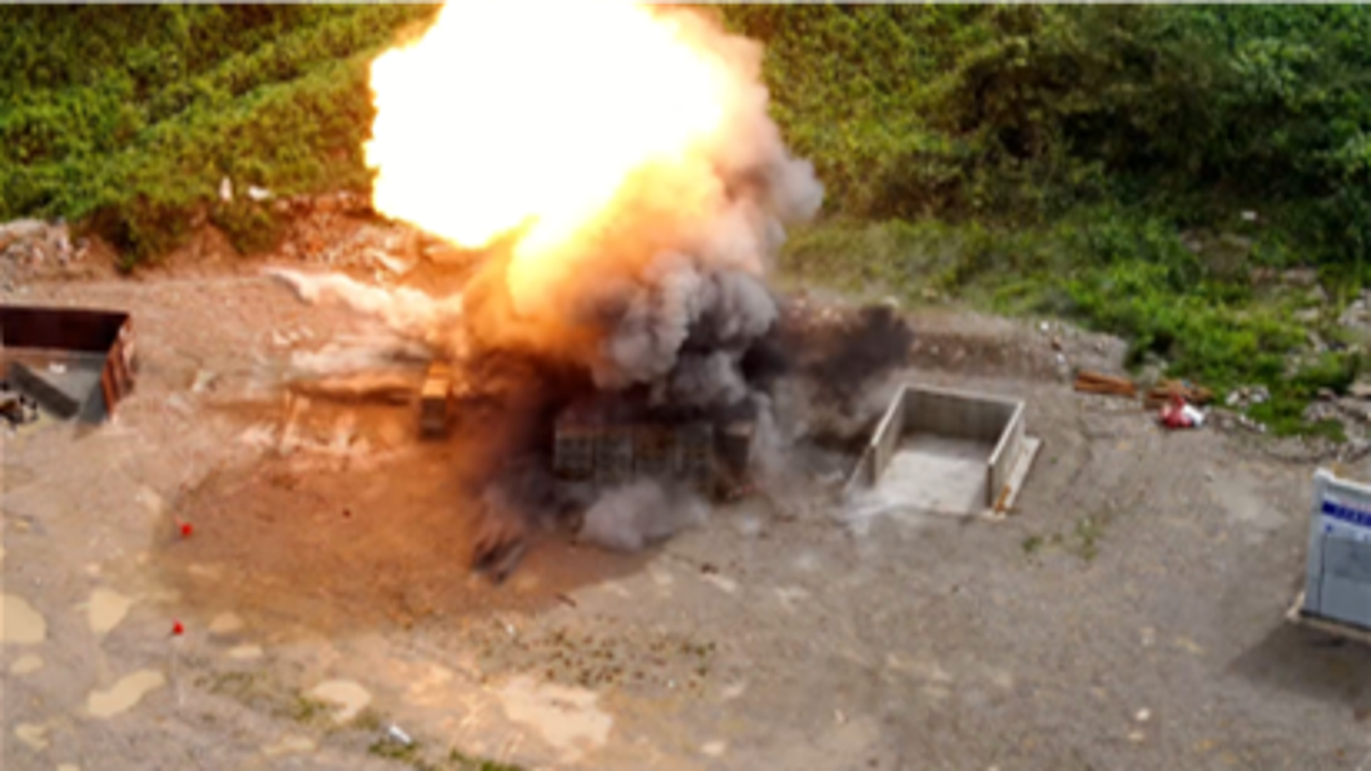 2024년 08월 21일 1차 TNT 폭발실험